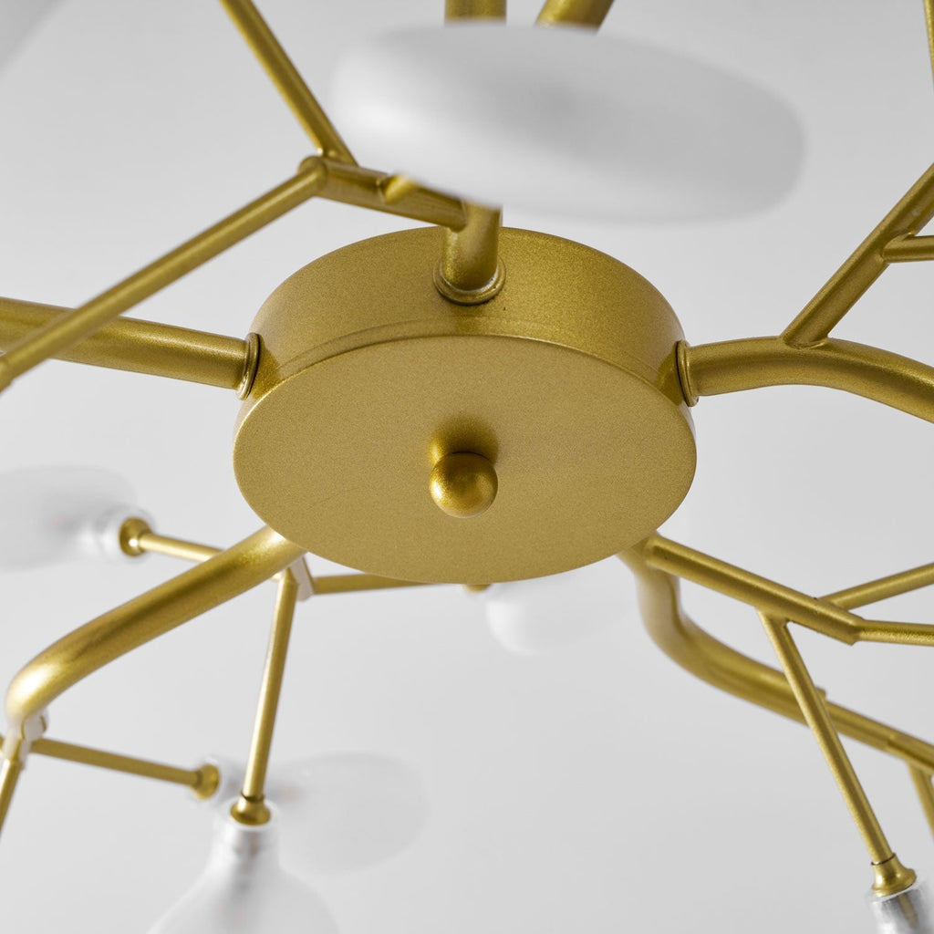Firefly Sputnik-lysekrone – moderne LED-taklampe, lett og med intrikat form
