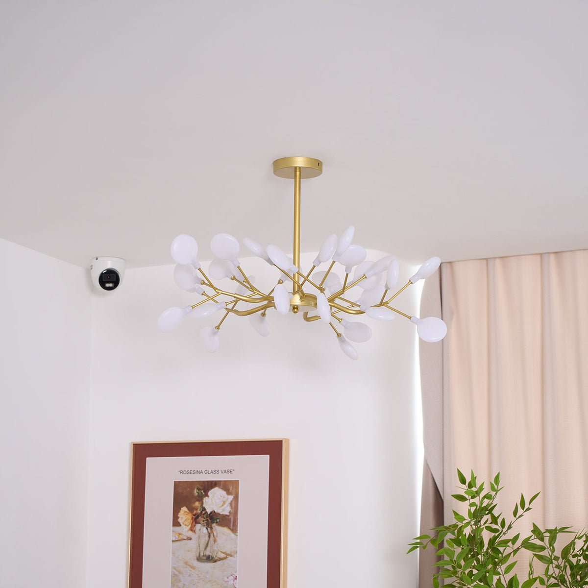 Lampadario a ramo Lustra LED Firefly — Design con 30 luci