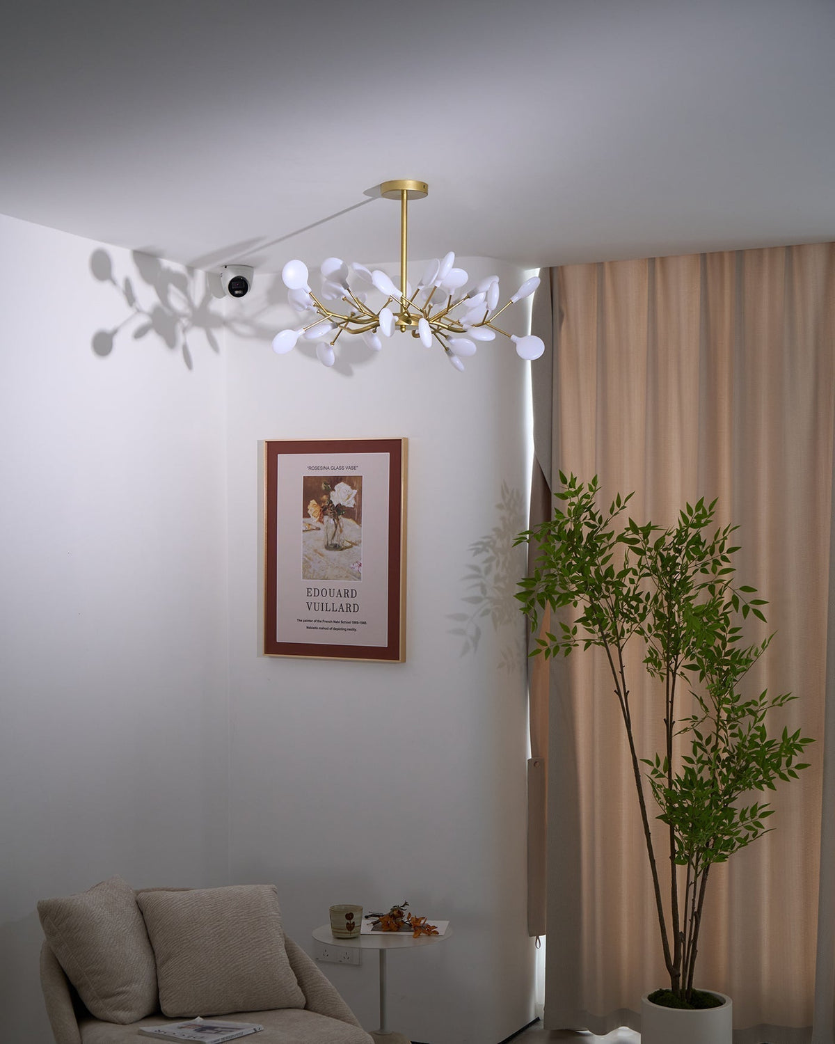 Lampadario a ramo Lustra LED Firefly — Design con 30 luci