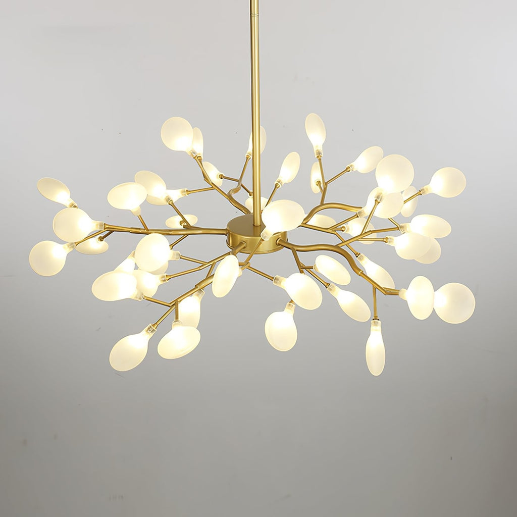 Firefly Sputnik-lysekrone – moderne LED-taklampe, lett og med intrikat form