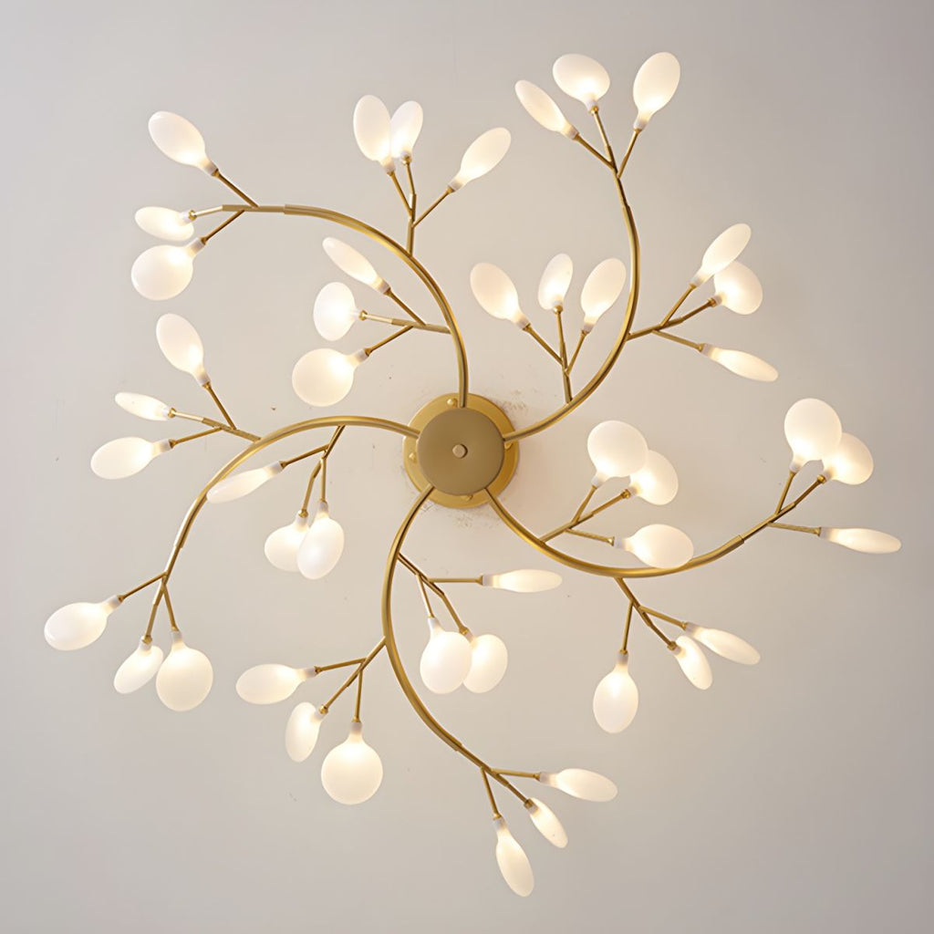 Lampadario a ramo Lustra LED Firefly — Design con 30 luci