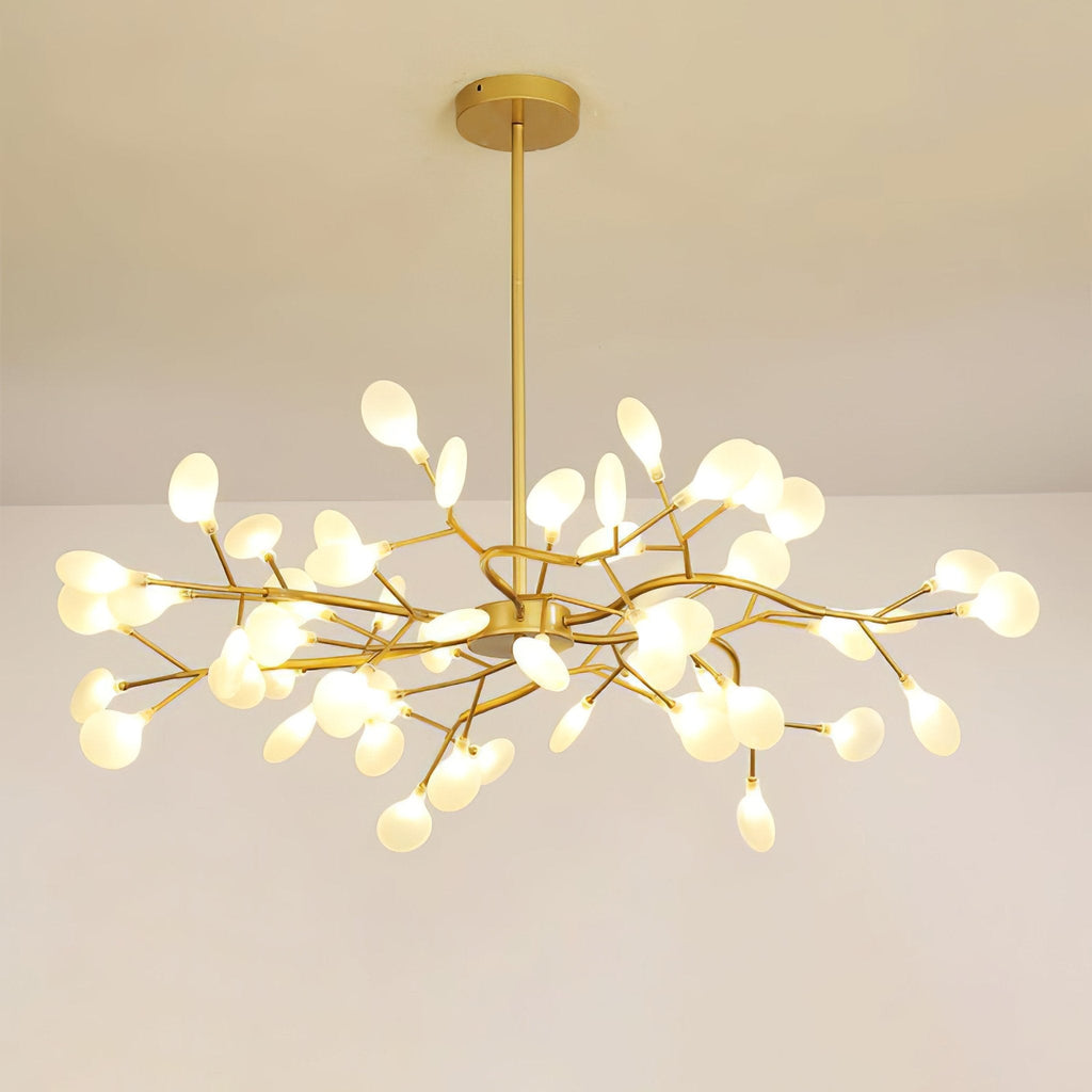 Firefly Sputnik-lysekrone – moderne LED-taklampe, lett og med intrikat form
