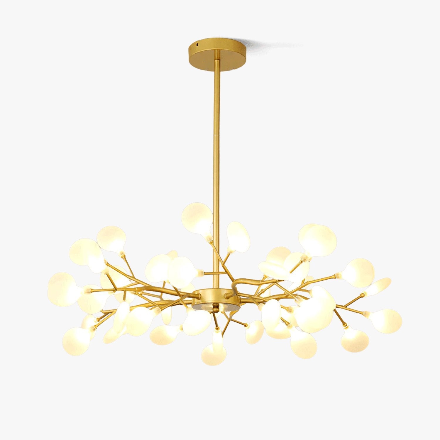 Firefly Sputnik-lysekrone – moderne LED-taklampe, lett og med intrikat form
