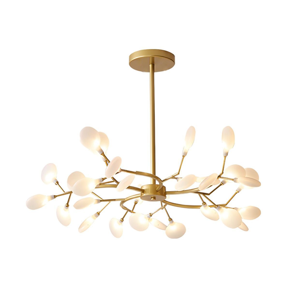Firefly Sputnik-lysekrone – moderne LED-taklampe, lett og med intrikat form
