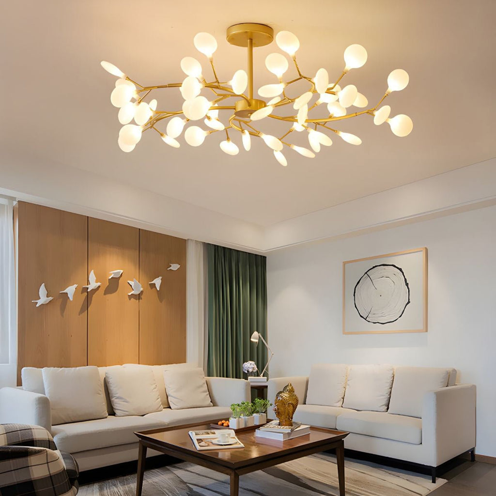 Lampadario a ramo Lustra LED Firefly — Design con 30 luci