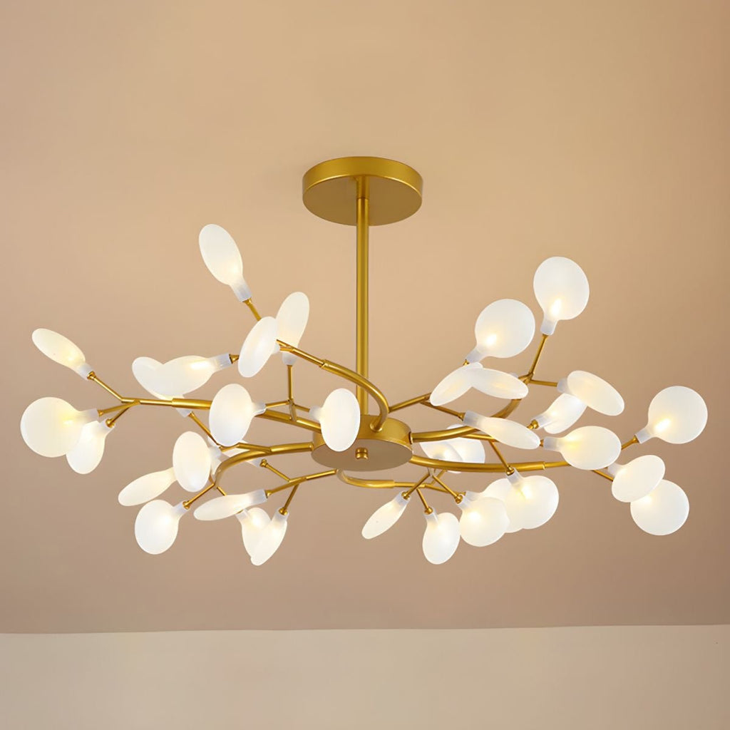 Firefly Sputnik-lysekrone – moderne LED-taklampe, lett og med intrikat form