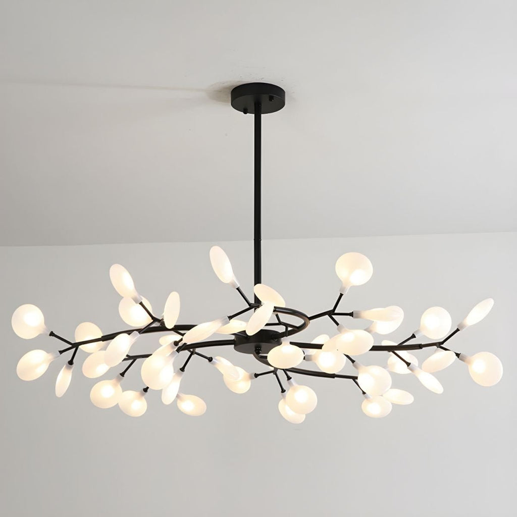 Firefly Sputnik-lysekrone – moderne LED-taklampe, lett og med intrikat form