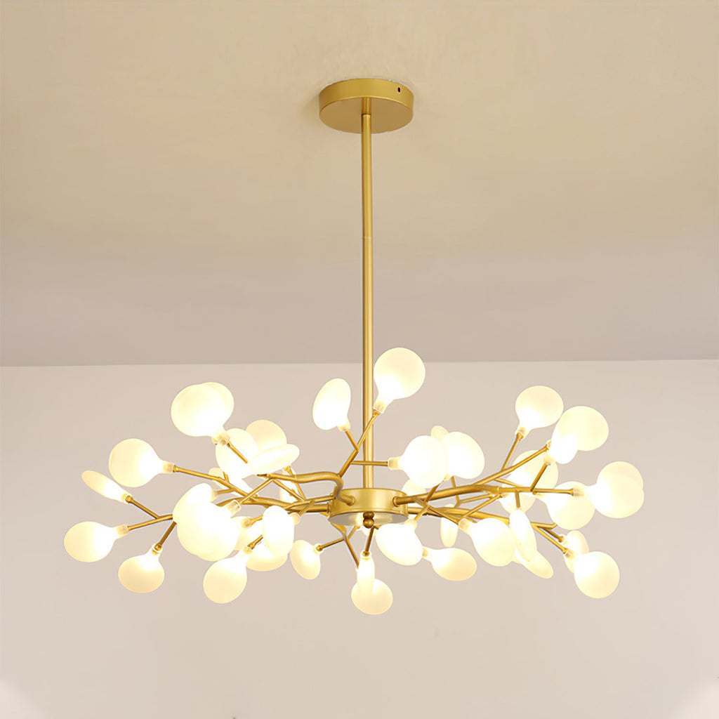 Firefly Sputnik-lysekrone – moderne LED-taklampe, lett og med intrikat form