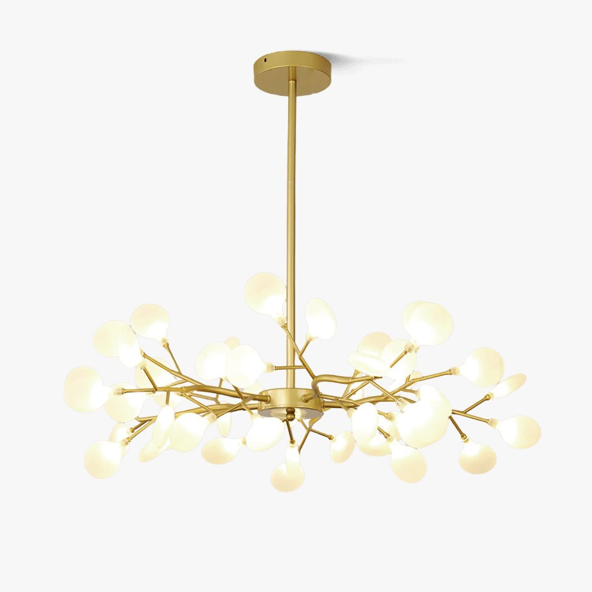 Firefly Sputnik-lysekrone – moderne LED-taklampe, lett og med intrikat form