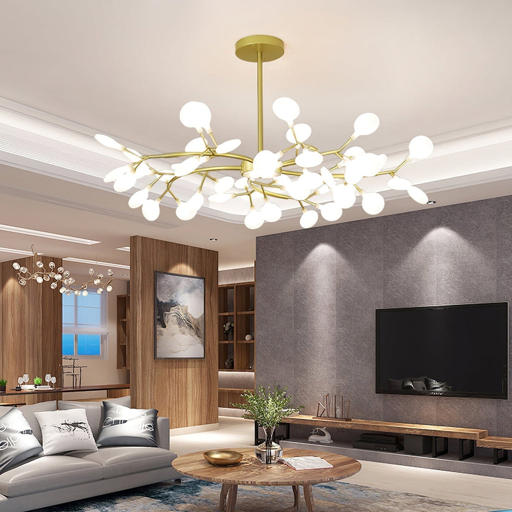 Lampadario a ramo Lustra LED Firefly — Design con 30 luci