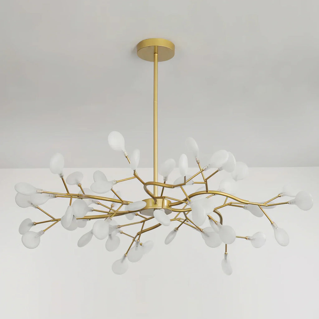 Olivia Art Deco Sputnik Chandelier — Unique Branch and Firefly Design