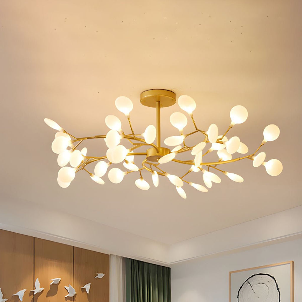 Lampadario a ramo Lustra LED Firefly — Design con 30 luci