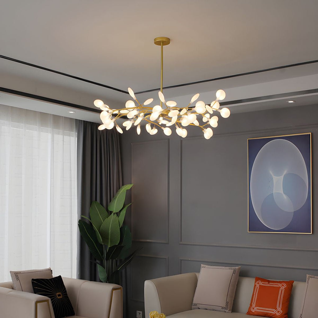 Lampadario a ramo Lustra LED Firefly — Design con 30 luci