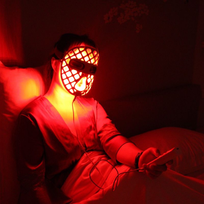 Medicinsk LED-lysterapimaske