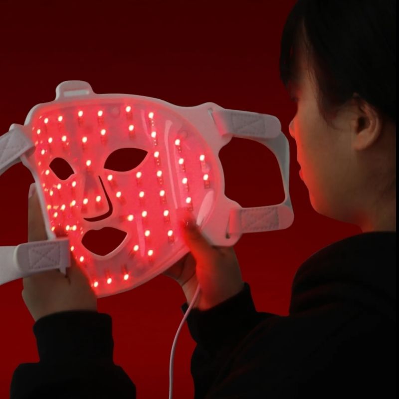 7-farvet LED ansigtsmaske