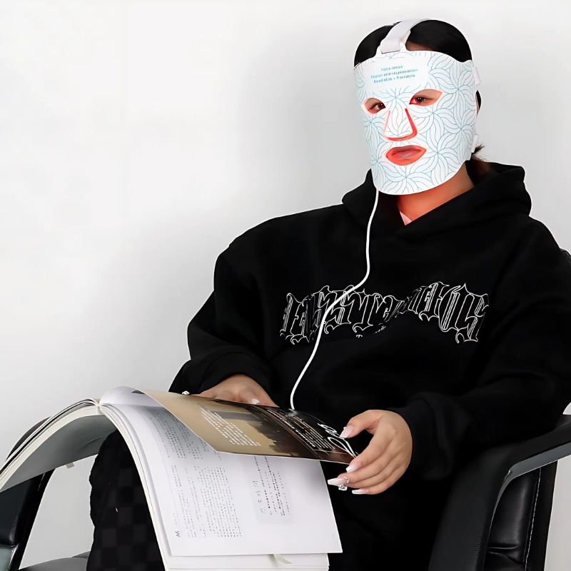LED-Lichttherapie-Maske