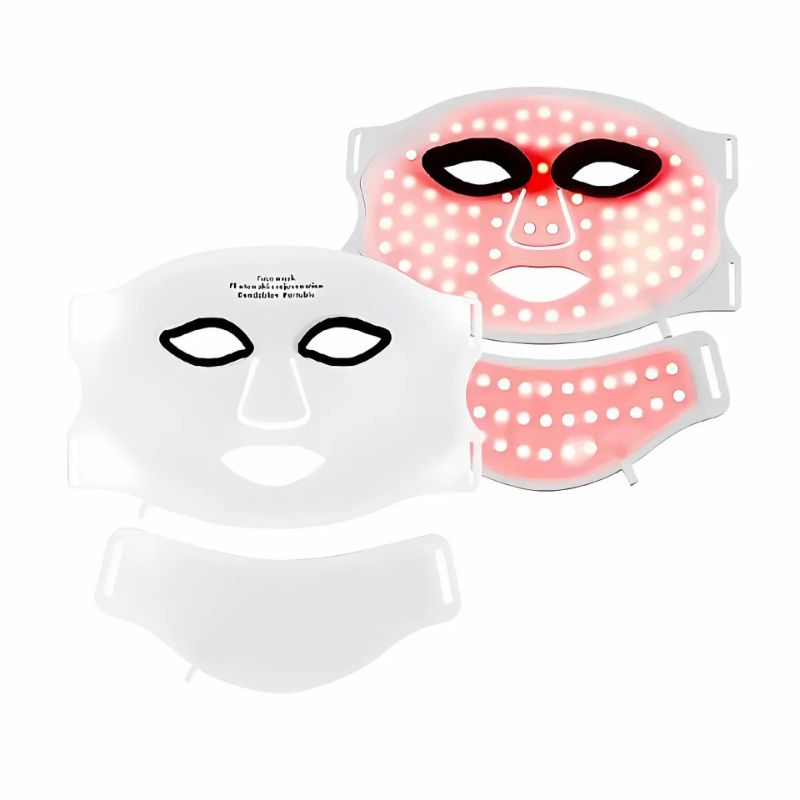 7-farvet LED ansigtsmaske