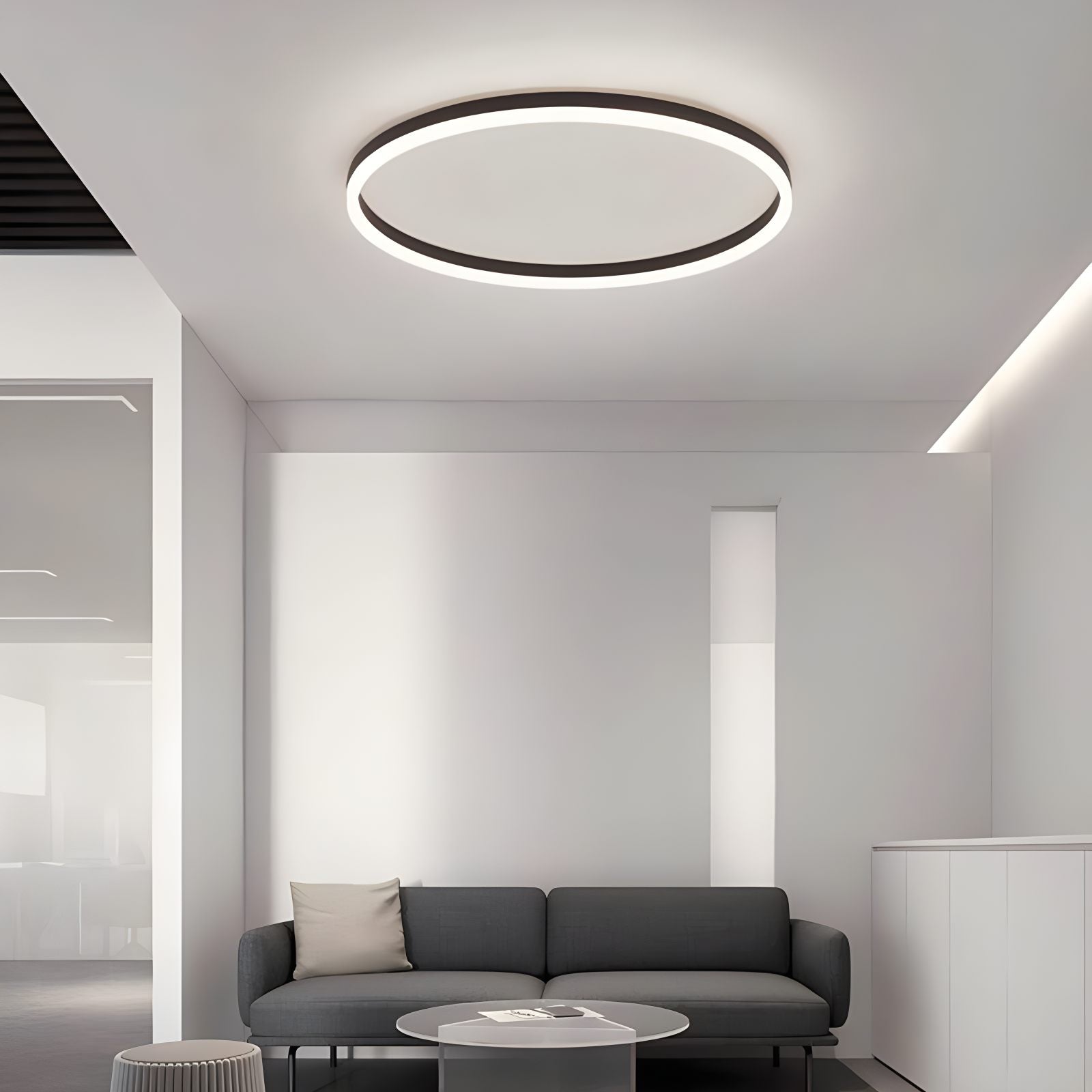Noordse ronde LED-plafondlamp voor slaapkamer - Orntli
