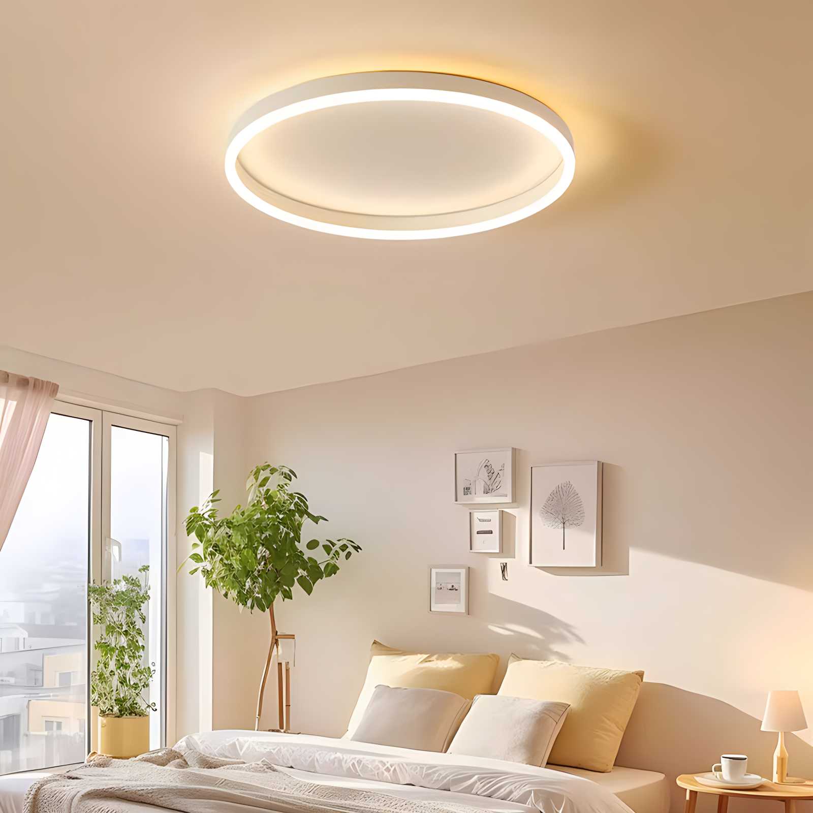 Noordse ronde LED-plafondlamp voor slaapkamer - Orntli