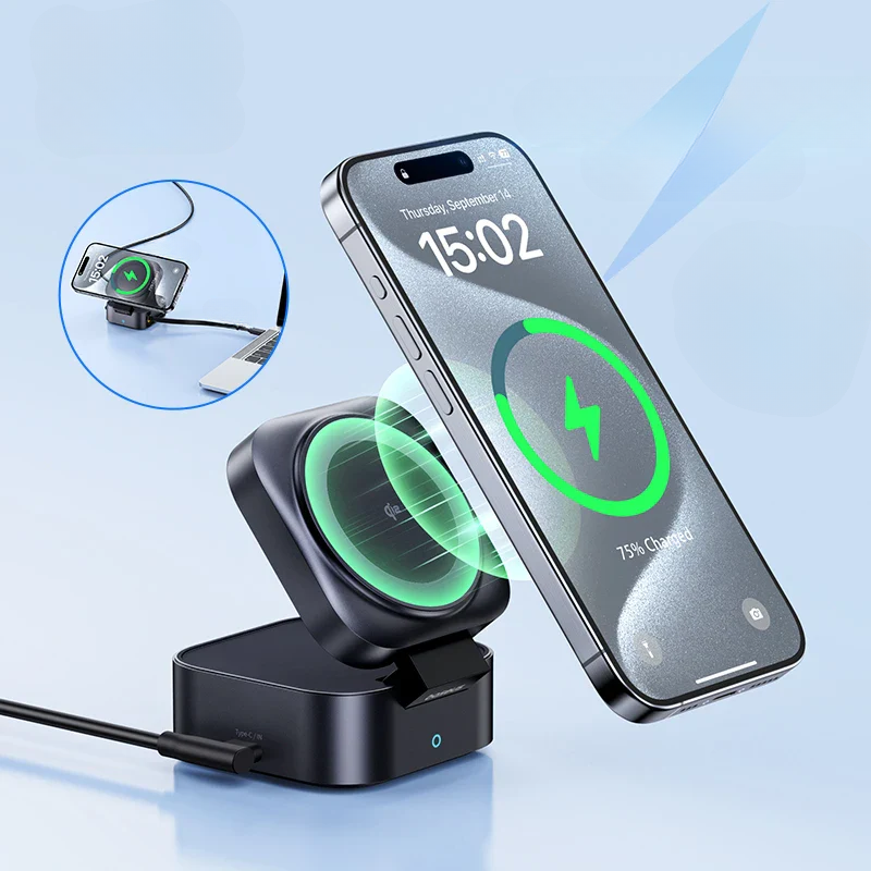 فولتارو 67 واط قاعدة شحن سريع 2 في 1 لهواتف آيفون وماك بوك | أورنتلي