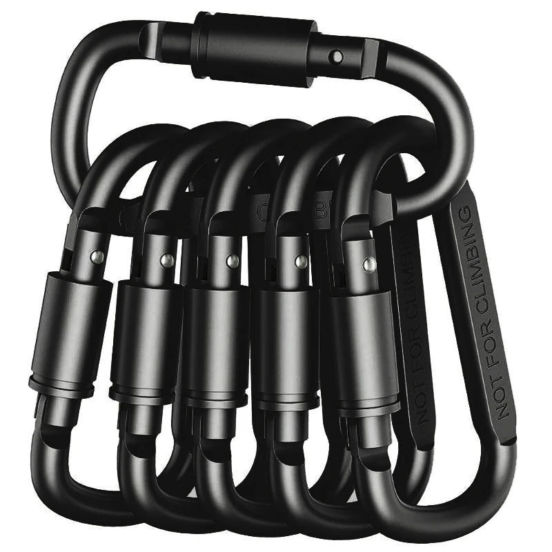 Set de crochets verrouillables en aluminium TrailLock pour les amateurs de plein air et le transport quotidien
