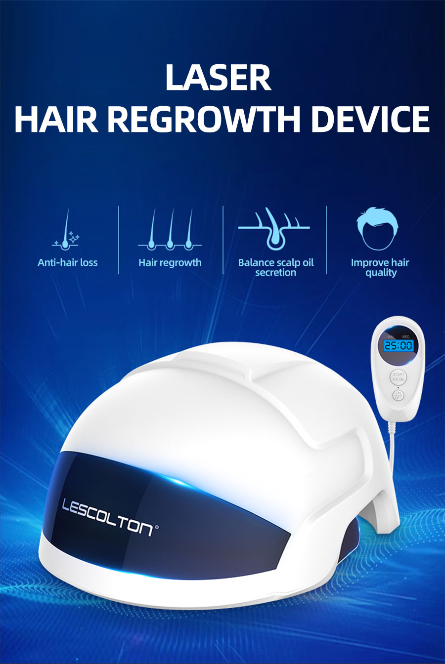 LED-Haarwuchs-Helm