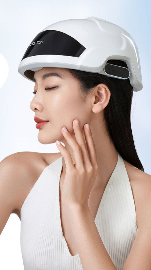 LED-Haarwuchs-Helm