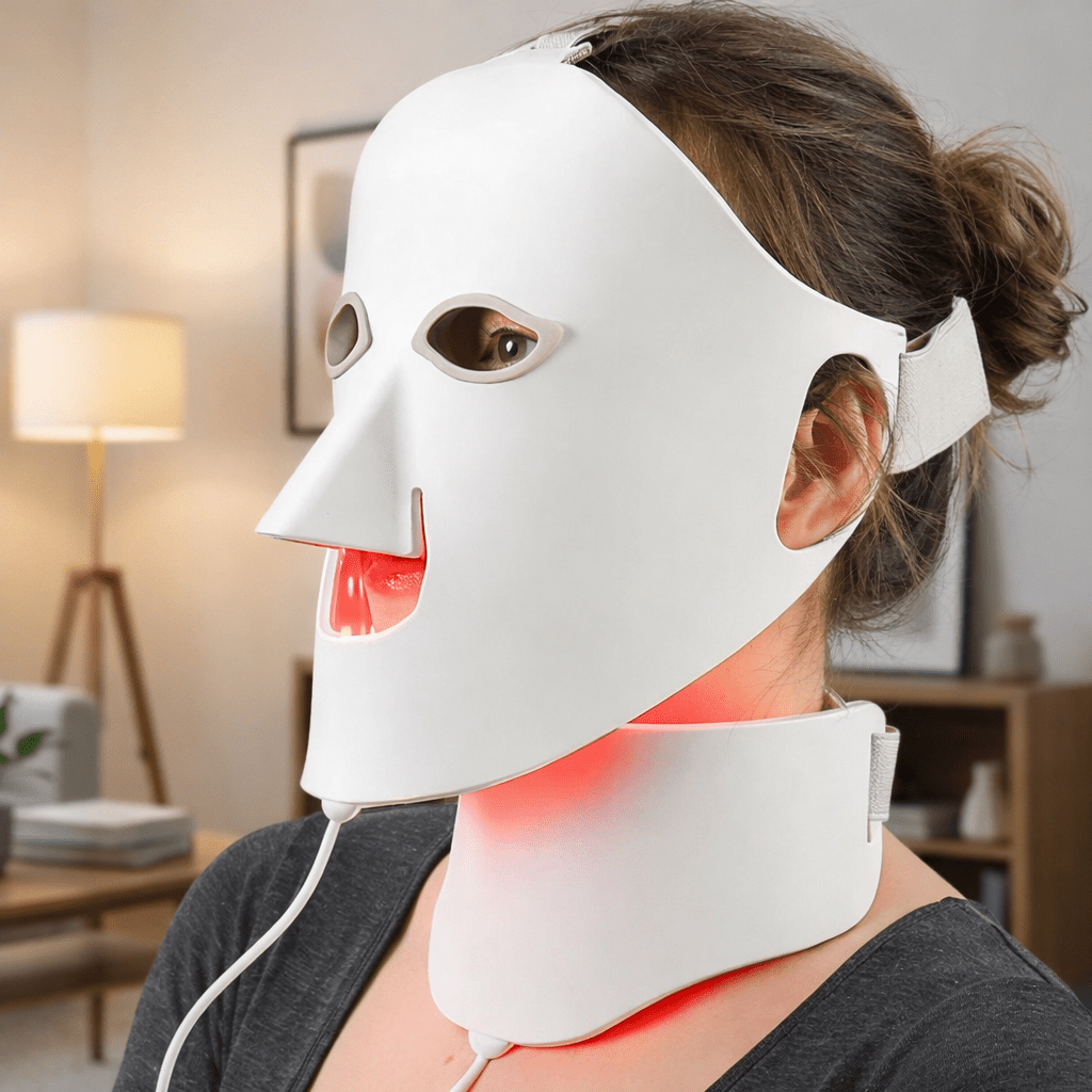 Maschera Lumora per fototerapia LED, per il rinnovamento e la luminosità della pelle, adatta a tutti i tipi di pelle