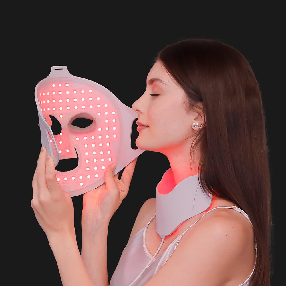 Maschera Lumora per fototerapia LED, per il rinnovamento e la luminosità della pelle, adatta a tutti i tipi di pelle