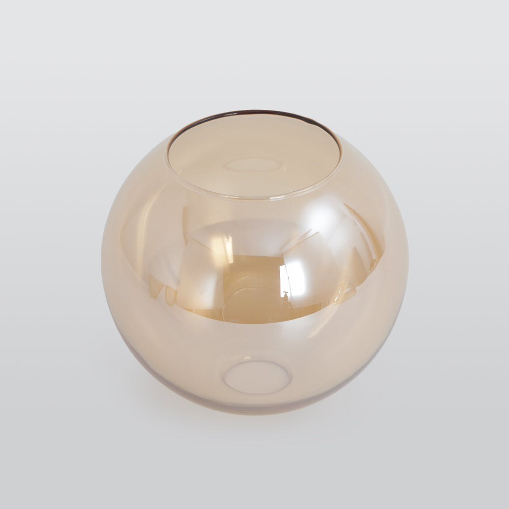 June Industrial Pendant Lamp — Clear, Amber & Smoke Grey Glass Shade