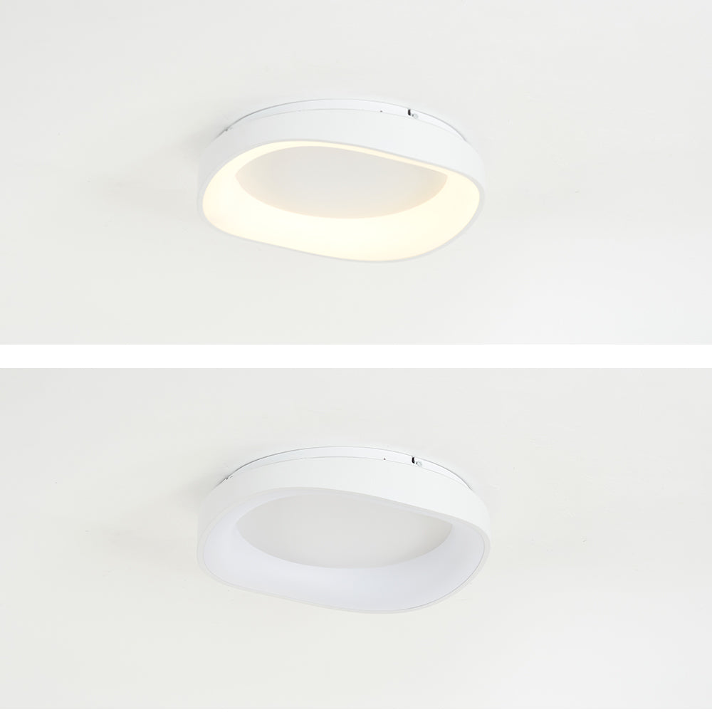 Arisha plafondlamp — moderne golf, dimbaar in drie kleuren