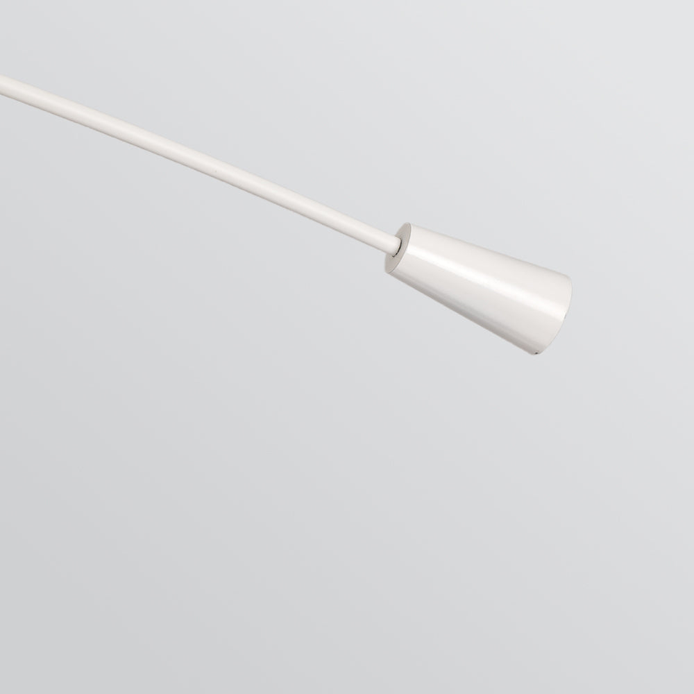 Suspension métallique Arisha — Design minimaliste en forme de feuille de lotus, noir/or, ampoule LED incluse