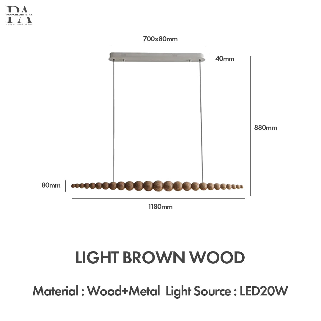 Ligna liniowa lampa wisząca