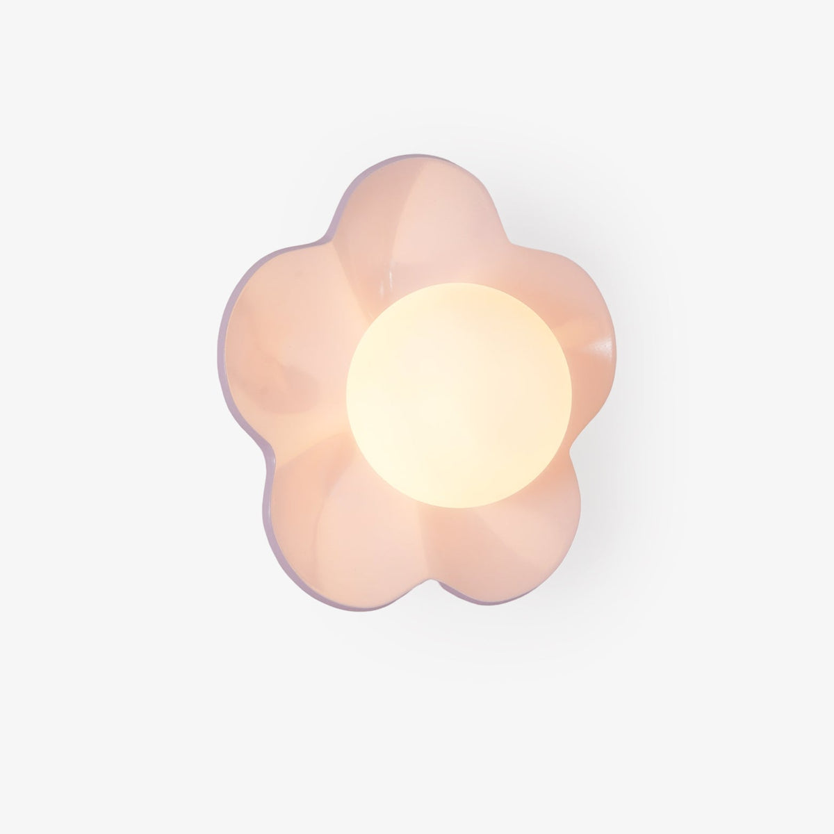 Arcore lekfull vägglampa i harts — diameter 20cm, G9-sockel, vit, lila, gul och grön