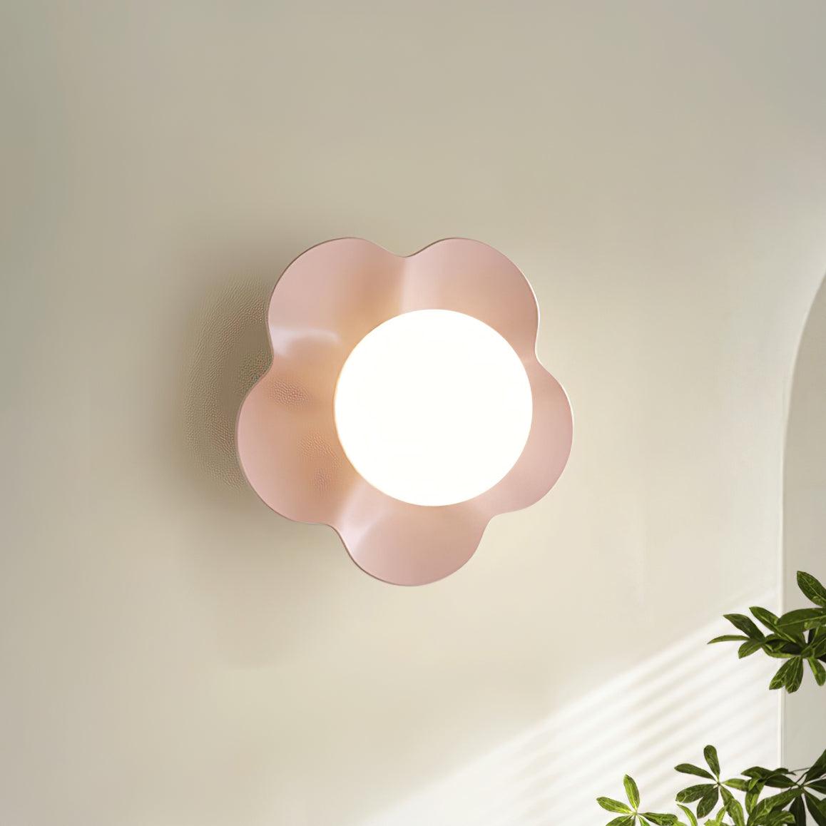 Arcore lekfull vägglampa i harts — diameter 20cm, G9-sockel, vit, lila, gul och grön