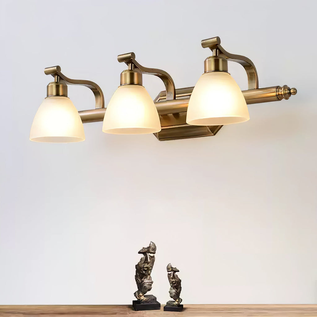 Colaeus Badezimmer-Wandleuchte — klassische Kunstglasleuchte