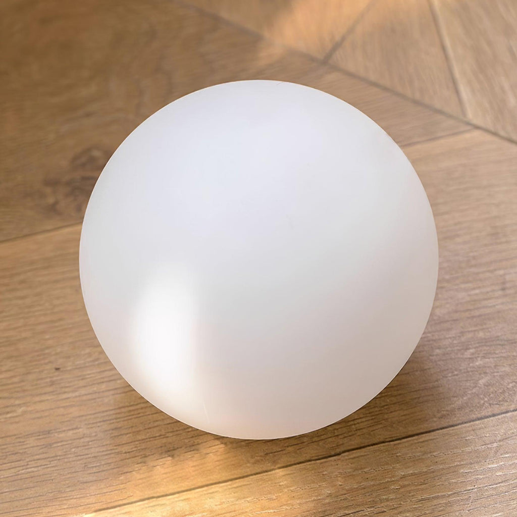 Asymmetrical Ceiling Lamp — Sculptural Design, Dual Frosted Glass Globes