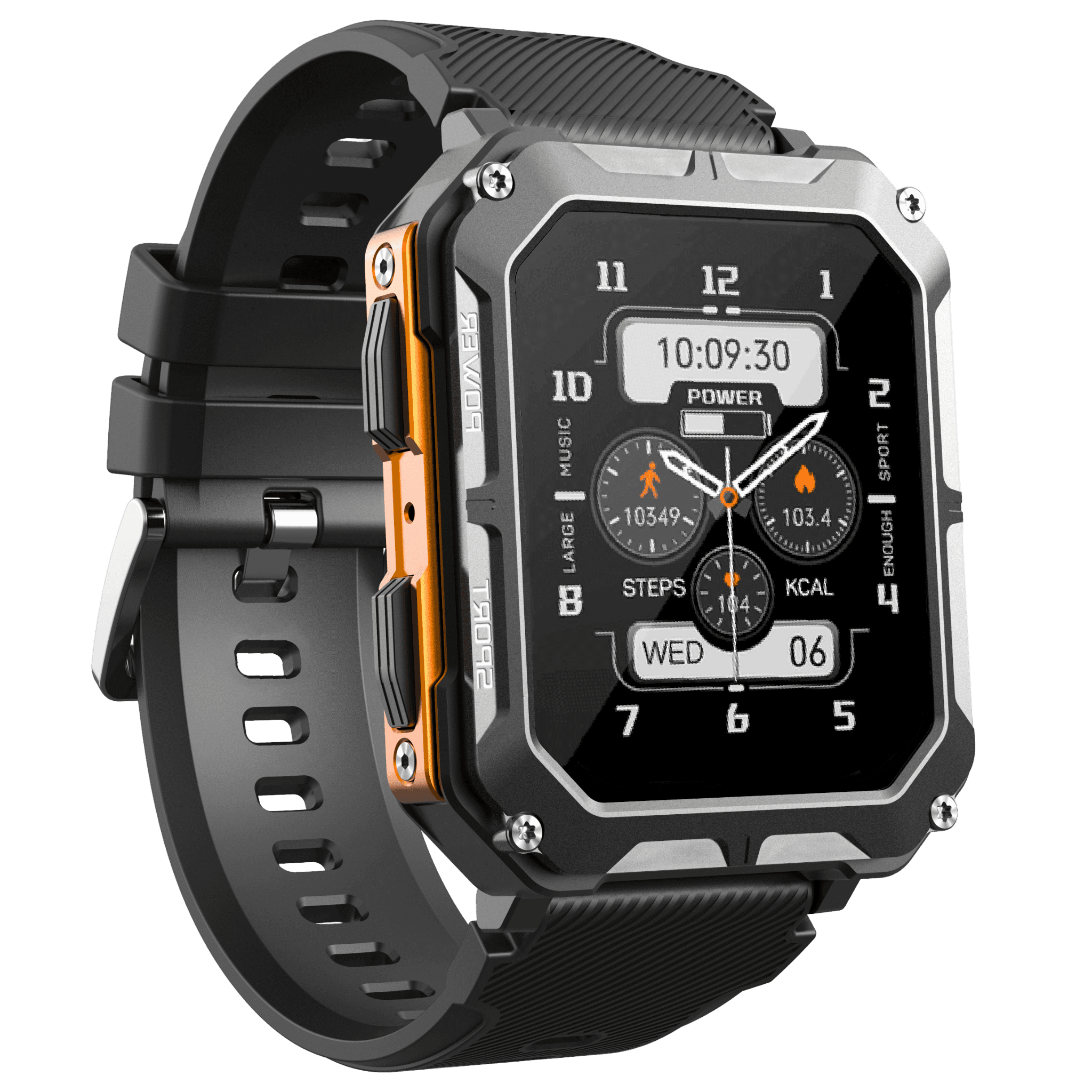 Montre Intelligente Moderne Durable Conçue Pour Environnements Rugueux