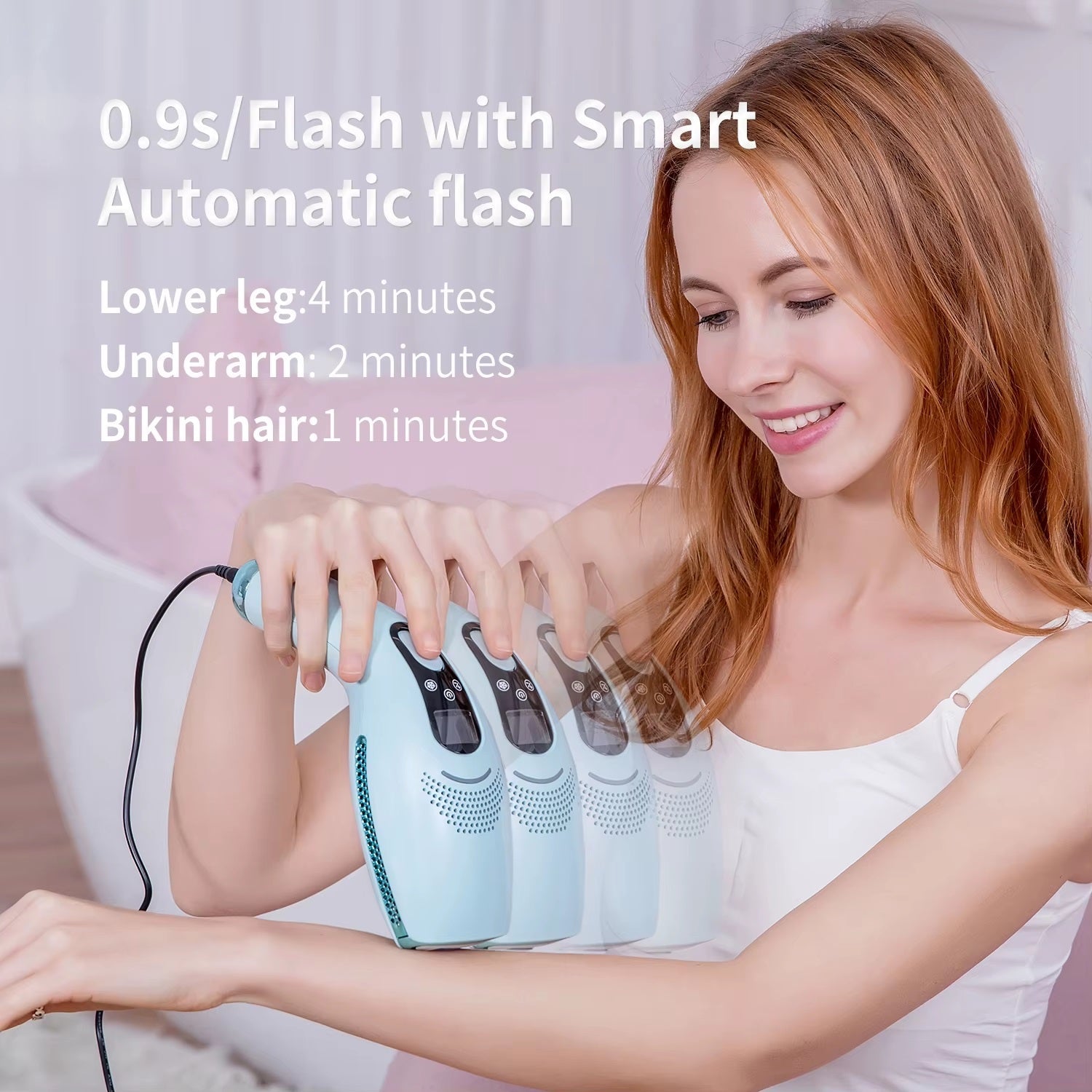 DEESS GP590 IPL Dispositivo Laser 3-in-1 per la Rimozione Indolore dei Peli a Casa
