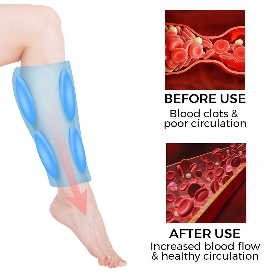 Dispositivo de masajeador de piernas con compresión de aire inalámbrico ZenFlow