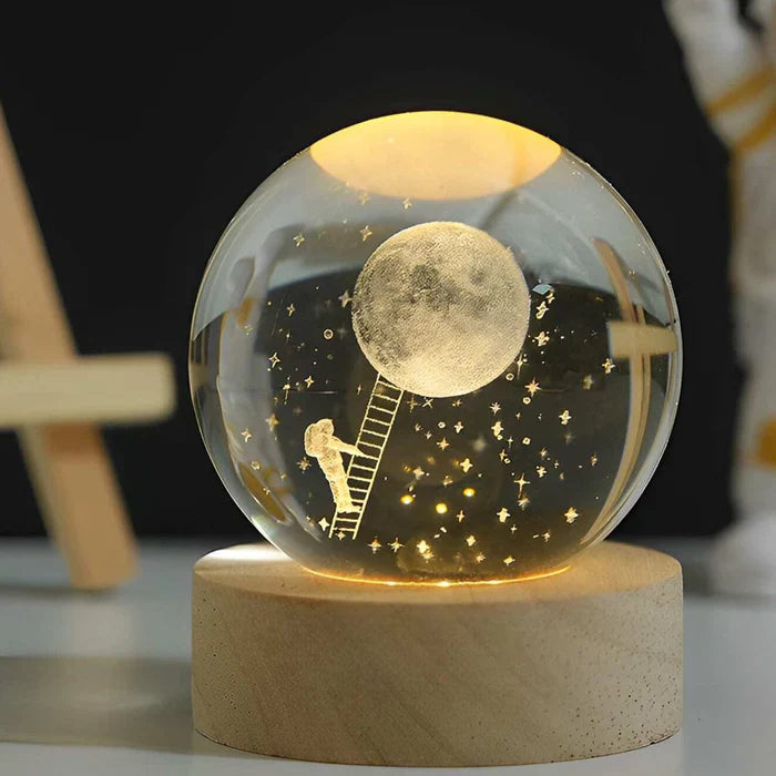 Bila Luminoasă CosmicGleam Scenă Spațială Glob Decorativ Iluminat