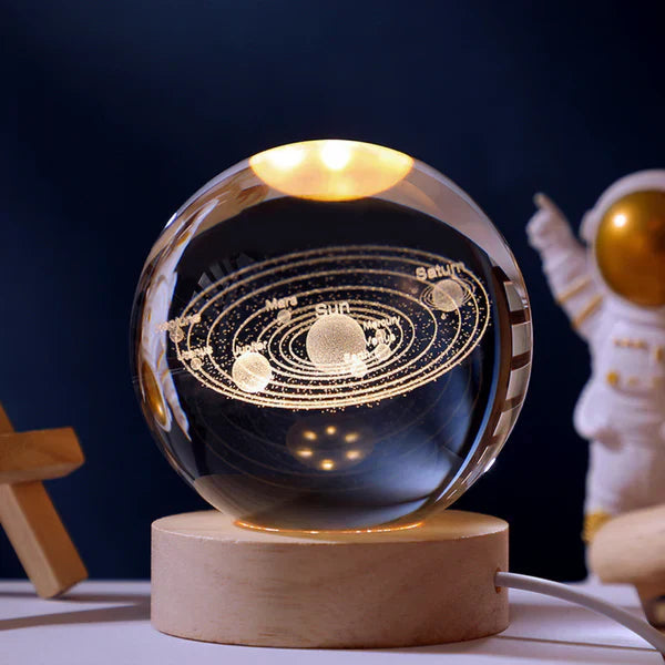 Bila Luminoasă CosmicGleam Scenă Spațială Glob Decorativ Iluminat