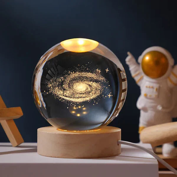Bila Luminoasă CosmicGleam Scenă Spațială Glob Decorativ Iluminat