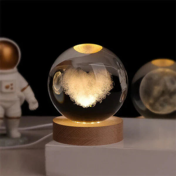 Bila Luminoasă CosmicGleam Scenă Spațială Glob Decorativ Iluminat