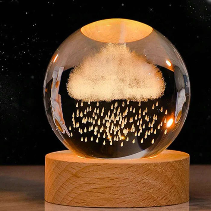 Bila Luminoasă CosmicGleam Scenă Spațială Glob Decorativ Iluminat
