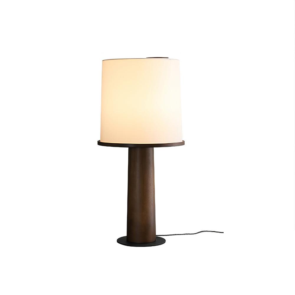 Vesper Minimalist Wood Table Lamp – Two Sizes, Dimmable