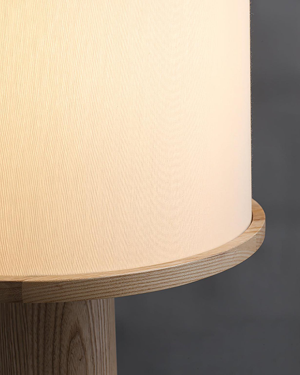 Vesper Minimalist Wood Table Lamp – Two Sizes, Dimmable