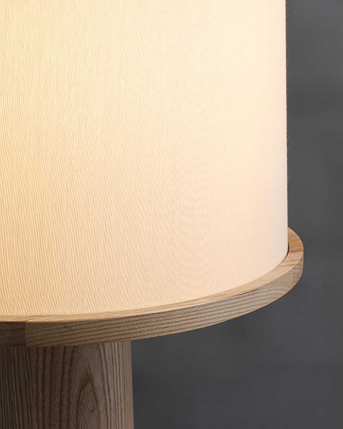 Vesper Minimalist Wood Table Lamp – Two Sizes, Dimmable