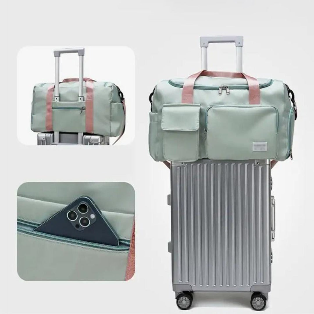 AeroCarry többzsebes utazótáska sporthoz és edzőteremhez külön cipőtartó rekesszel