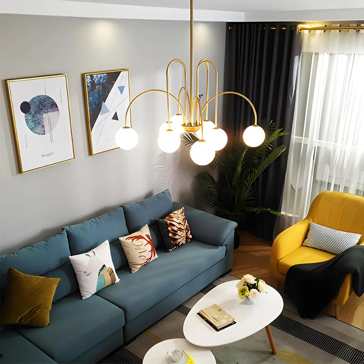 Avi Doppelglas-Kronleuchter - Orntli